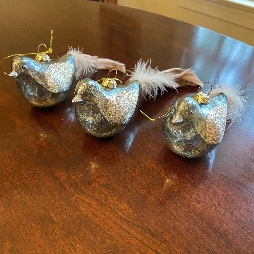 Christmas ornaments-mercury glass - Picture 2 of 6